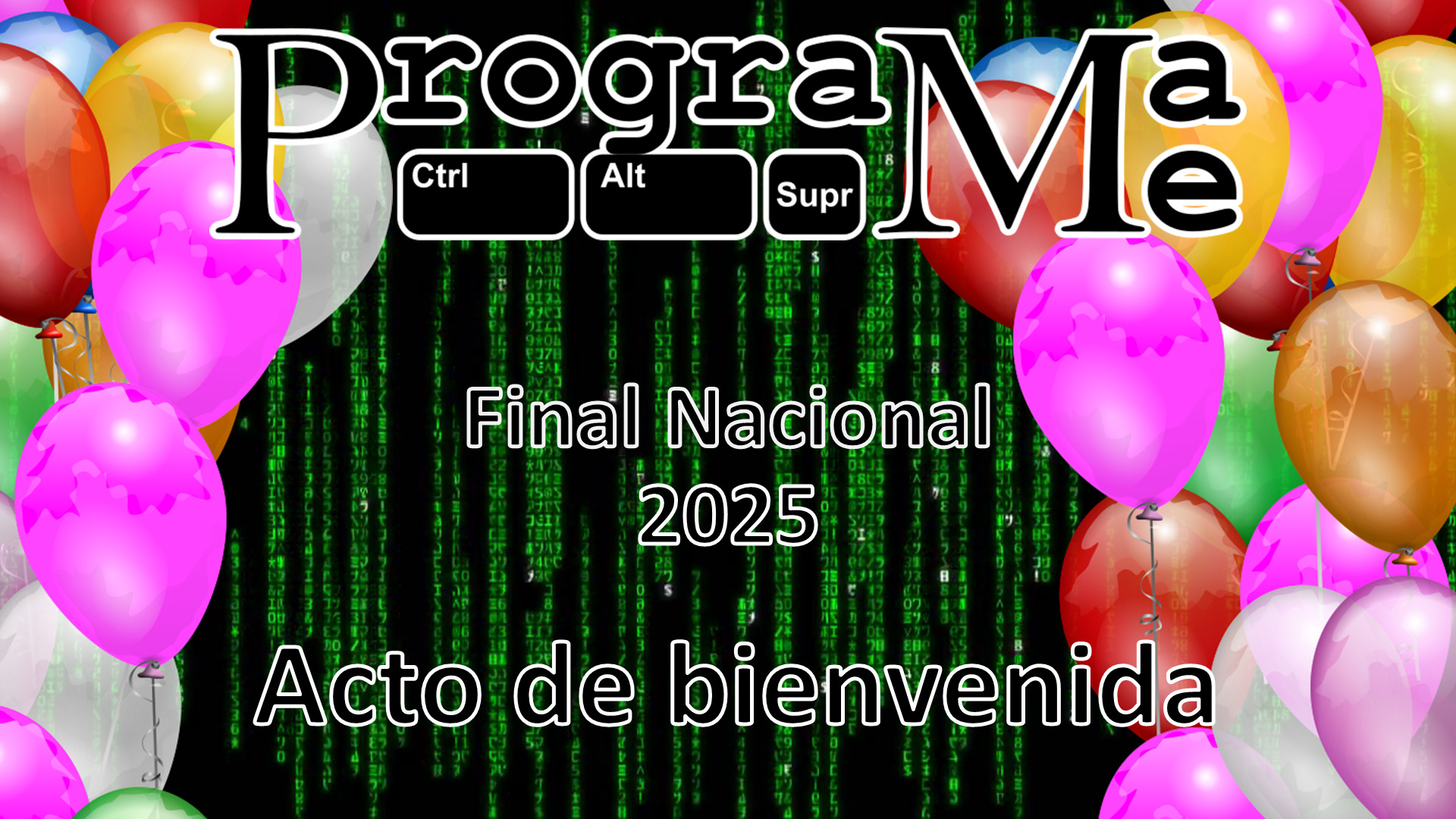 Acto de bienvenida